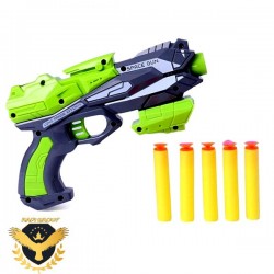 Пистолет с меки стрели Soft Gun Green
