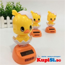 Соларна клатеща се фигурка - Пате