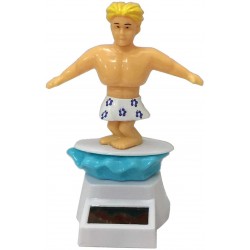 Соларна клатеща се фигурка -  Сърфист