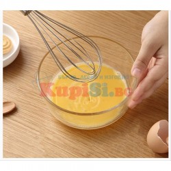 Професионална метална бъркалка за яйца