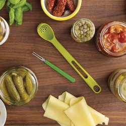 Лъжица за компоти с вилица