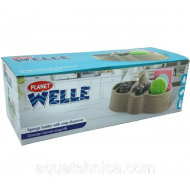 Дозатор за течен сапун с допълнителни отделения за гъби