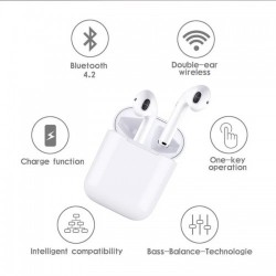 Безжични Bluetooth стерео слушалки   i9S TWS Безжични Bluetooth стерео слушалки   i9S TWS