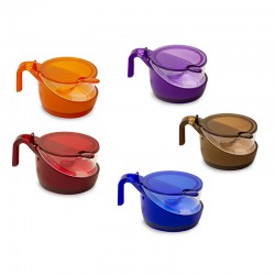 ЗАХАРНИЦА ПЛАСТМАСОВА С ЛЪЖИЧКА