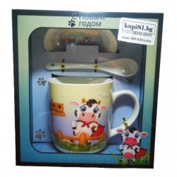 Порцеланова чаша с Крава