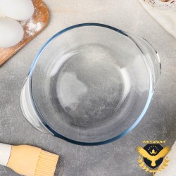 Стъклена купа с капак от Йенско стъкло