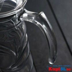 Стъклена кана с капак "Клео"