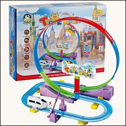 Детска писта с локомотив