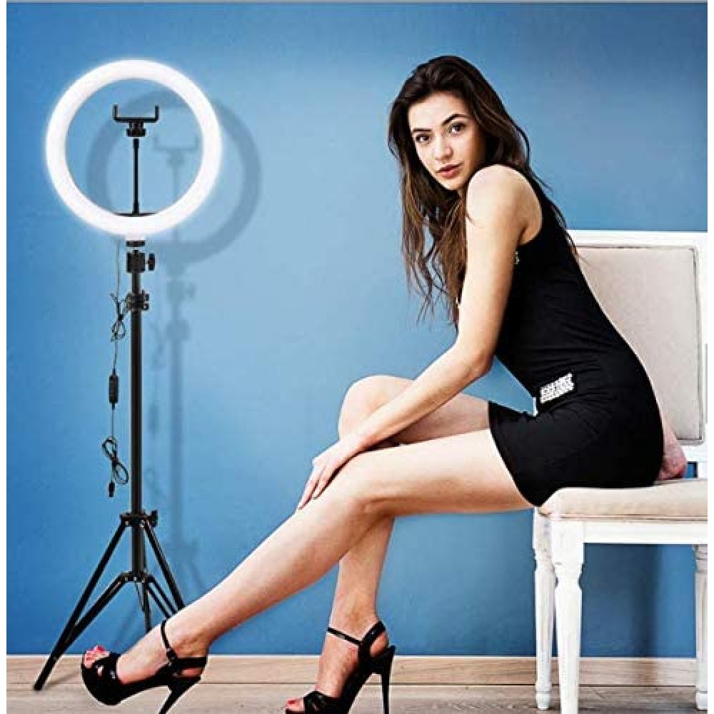 LED Ринг лампа за снимки 170 см, различни режими на светене , YouTube, TikTok