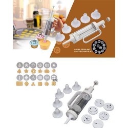 Шприц с дозатор и форми за сладки