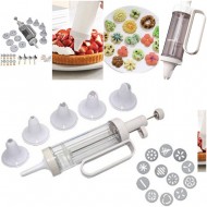 Шприц с дозатор и форми за сладки