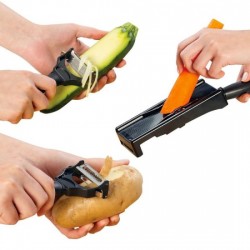 Практична кухненска белачка с две остриета и ренде