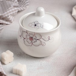 Порцеланова захарница "Златно цвете"