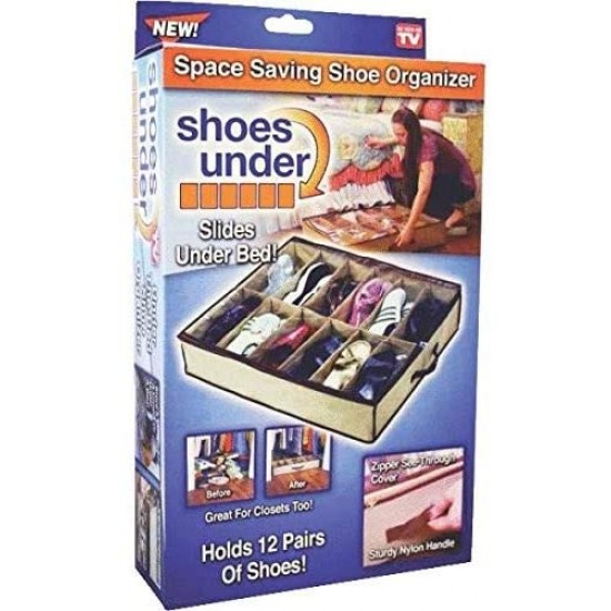 Текстителн органайзер за обувки SHOES UNDER TV