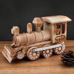 Дървена играчка Локомотив