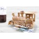 Дървена играчка Локомотив