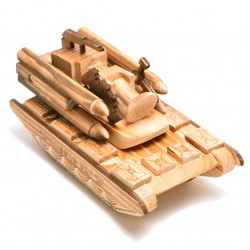 Дървена играчка Танк