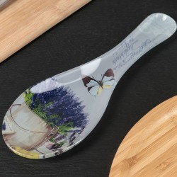 Стъклена поставка за лъжица