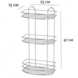 Метална етажерка на 3 етажа Метална етажерка на 3 етажа