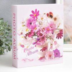 Фотоалбум за снимки с декор цветя
