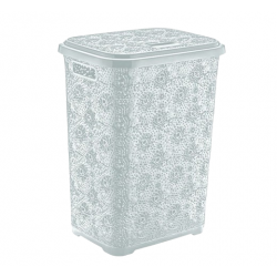 Кош за дрехи пластмасов- - бял