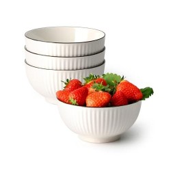 Порцеланова купичка бяло на ребра Порцеланова купичка бяло на ребра