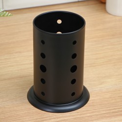 Метална поставка за прибори - Черен цвят