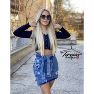 Дамски дънкова пола