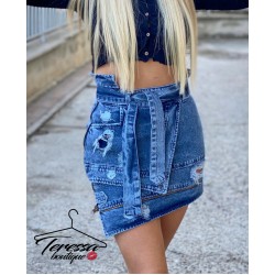 Дамски дънкова пола