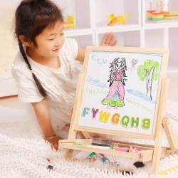 Дървена двустранна дъска за рисуване