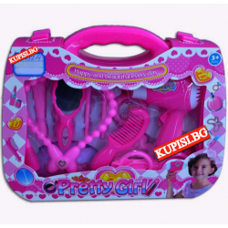 Детски комплект за красота в куфар