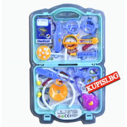 Детски докторски комплект в куфар