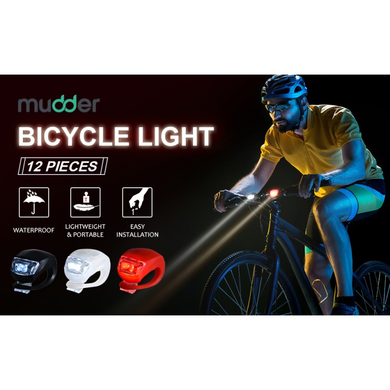 Силиконови светлини за велосипед