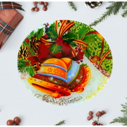 Стъклена Коледнаа Купаа с камбанки