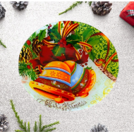 Стъклена Коледнаа Купаа с камбанки