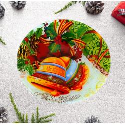 Стъклена Коледнаа Купаа с камбанки