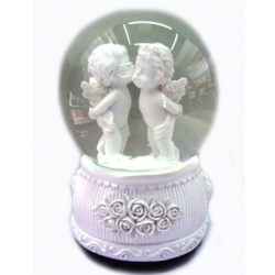 Музикално преспапие с ангелчета