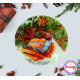 Стъклено плато с Коледни камбанки