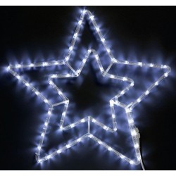 СВЕТЕЩА КОЛЕДНА ЗВЕЗДА 55 СМ. / 3 метра.