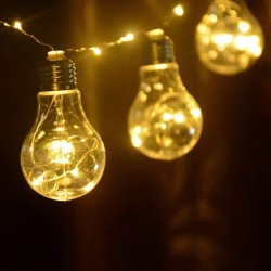 Коледни Лампички с форма на крушки