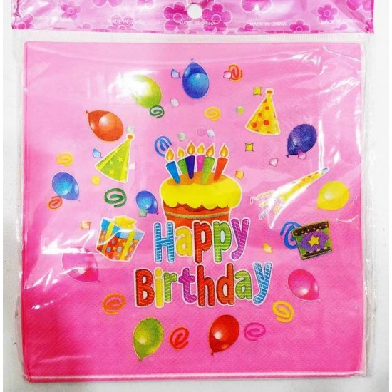 Салфетки Happy Birthday
