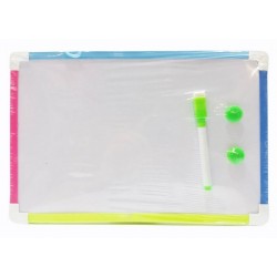 Дъска бяла магнитна 24х34см