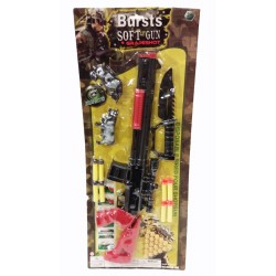 Детска пушка с комплект аксесоари