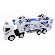 Автовоз с 4 полицейски коли