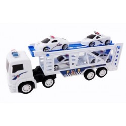 Автовоз с 4 полицейски коли