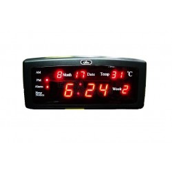 LED настолен електронен часовник