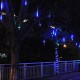 Светещи сини висулки  (падаща светлина)