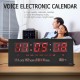 LED електронен часовник с големи цифри (час, дата и температура)