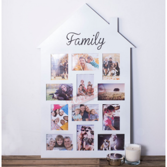 Рамка за 12 снимки КЪЩА FAMILY
