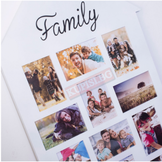 Рамка за 12 снимки КЪЩА FAMILY